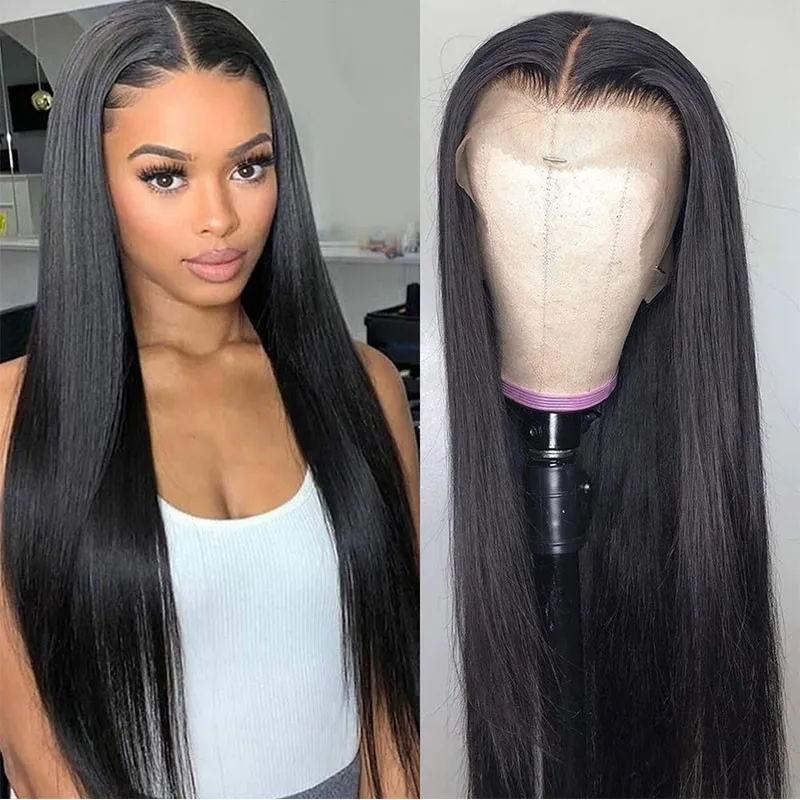 Straight Transparent 360 Lace Frontal Wig