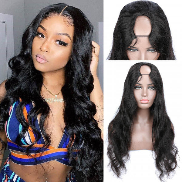 180% Heavy Density Body Wave U Part Hair Wig‎