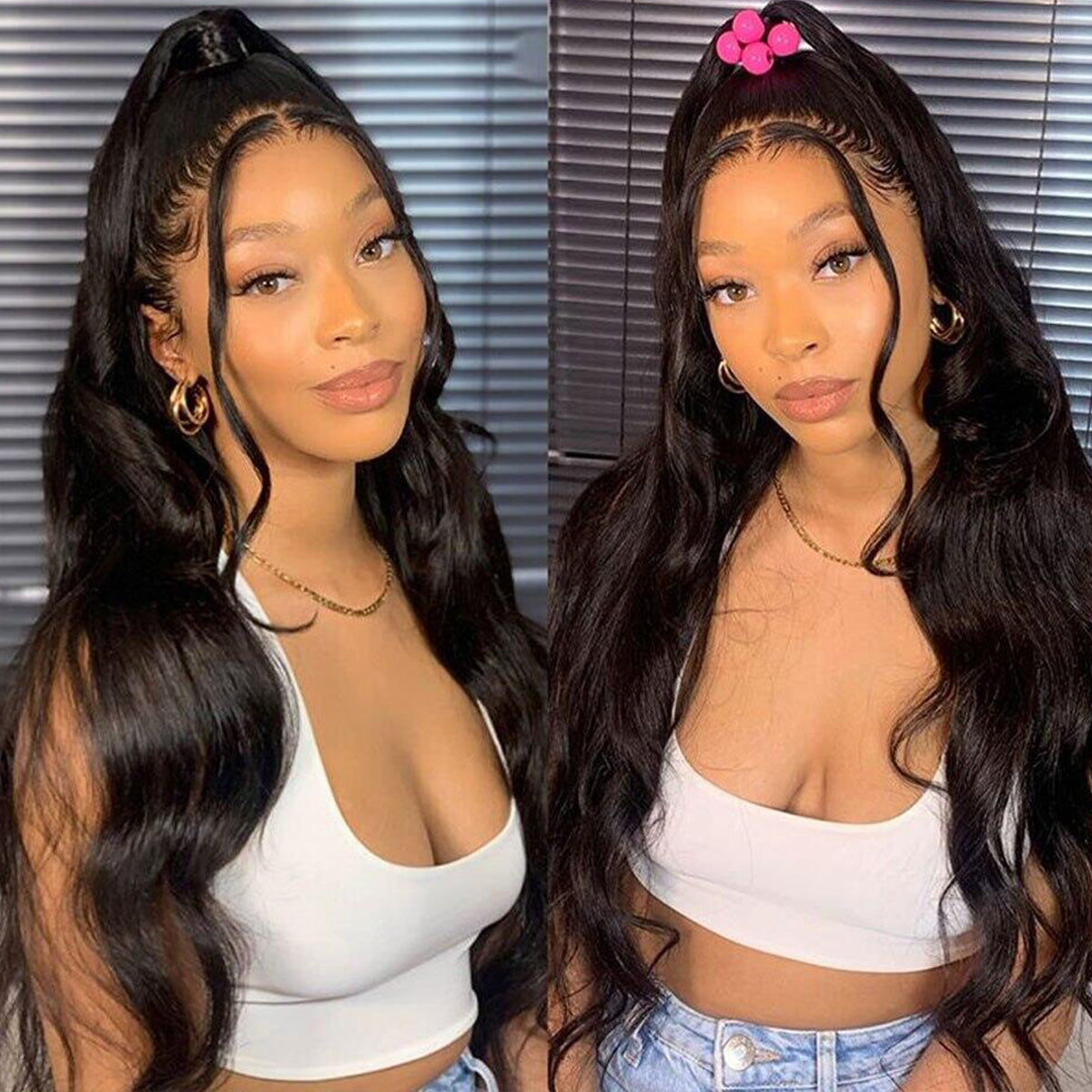 Body Wave Transparent 360 Lace Frontal Wig