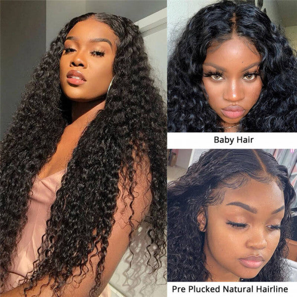 Talktohair Lace Front Wigs Human Hair Water Wave 4x4 Lace Frontal Wigs Human Hair Wigs