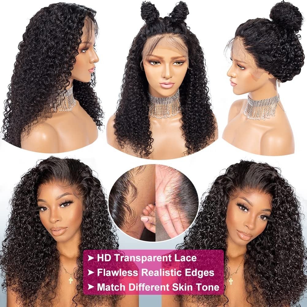 Kinky Curly High Density 360 Lace Wig