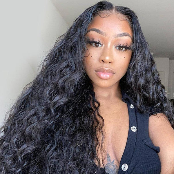 Loose Deep Wave HD Lace Closure Human Hair Wig