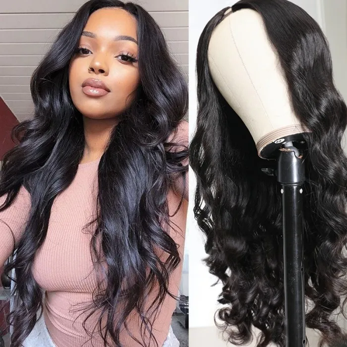 180% Heavy Density Body Wave U Part Hair Wig‎