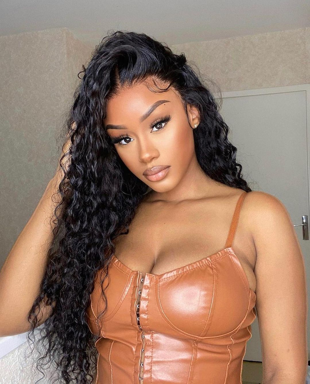 Talktohair Lace Front Wear Go Glueless Wigs Deep Wave 13x4 Lace Frontal Wig 180% Denisty