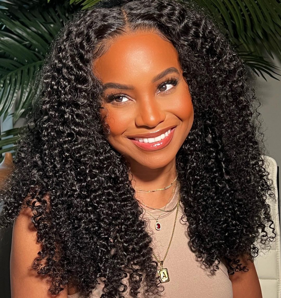 Talktohair Wear Go Glueless Curly Lace Front Wig Human Hair 13x4 Kinky Curly Transparent Lace Frontal Wigs