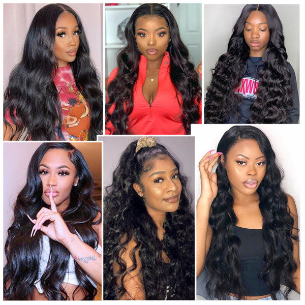 Body Wave Transparent 360 Lace Frontal Wig