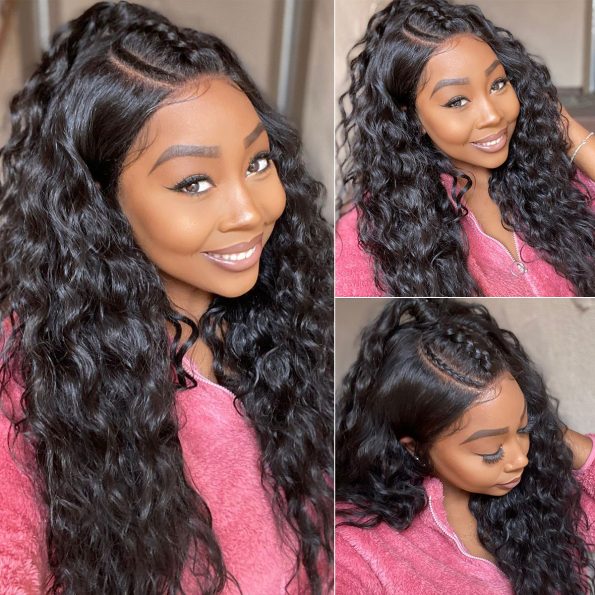 Loose Deep Wave HD Lace Closure Human Hair Wig