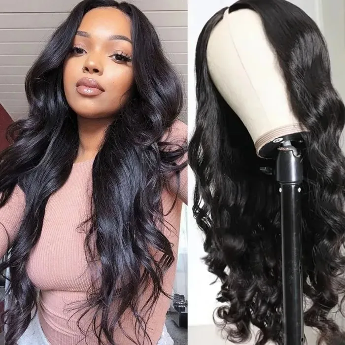 Talktohair 180% Density Body Wave V Part/Thin Part Lace Clourse Front Wig  for Black Women