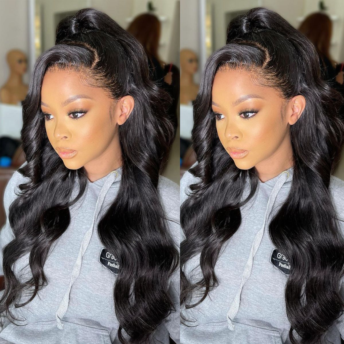 Body Wave Transparent 360 Lace Frontal Wig