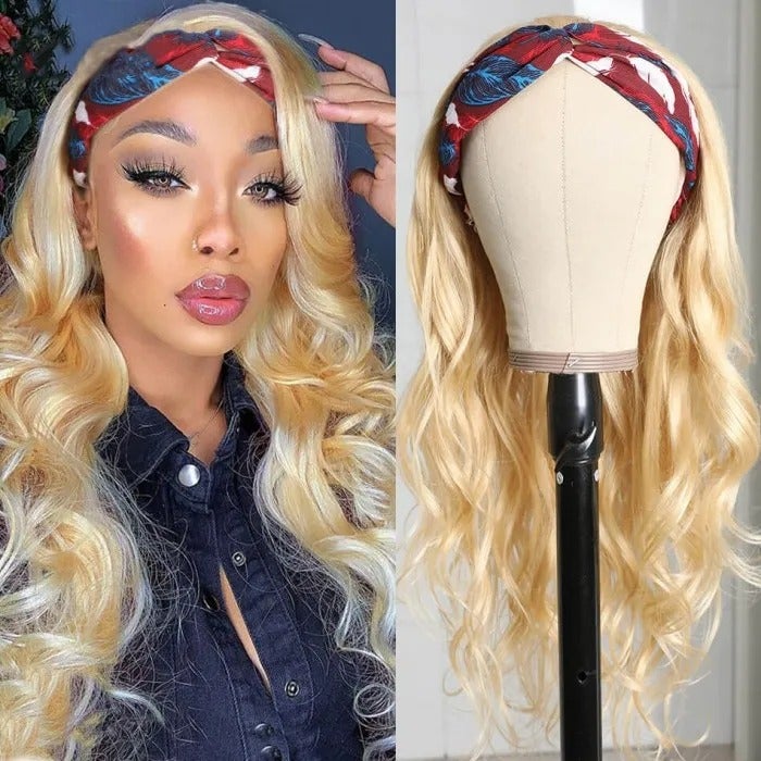 613 Body Wave Lace Front Wig Human Hair 13x4 Blonde Lace Frontal Wigs 180% Density