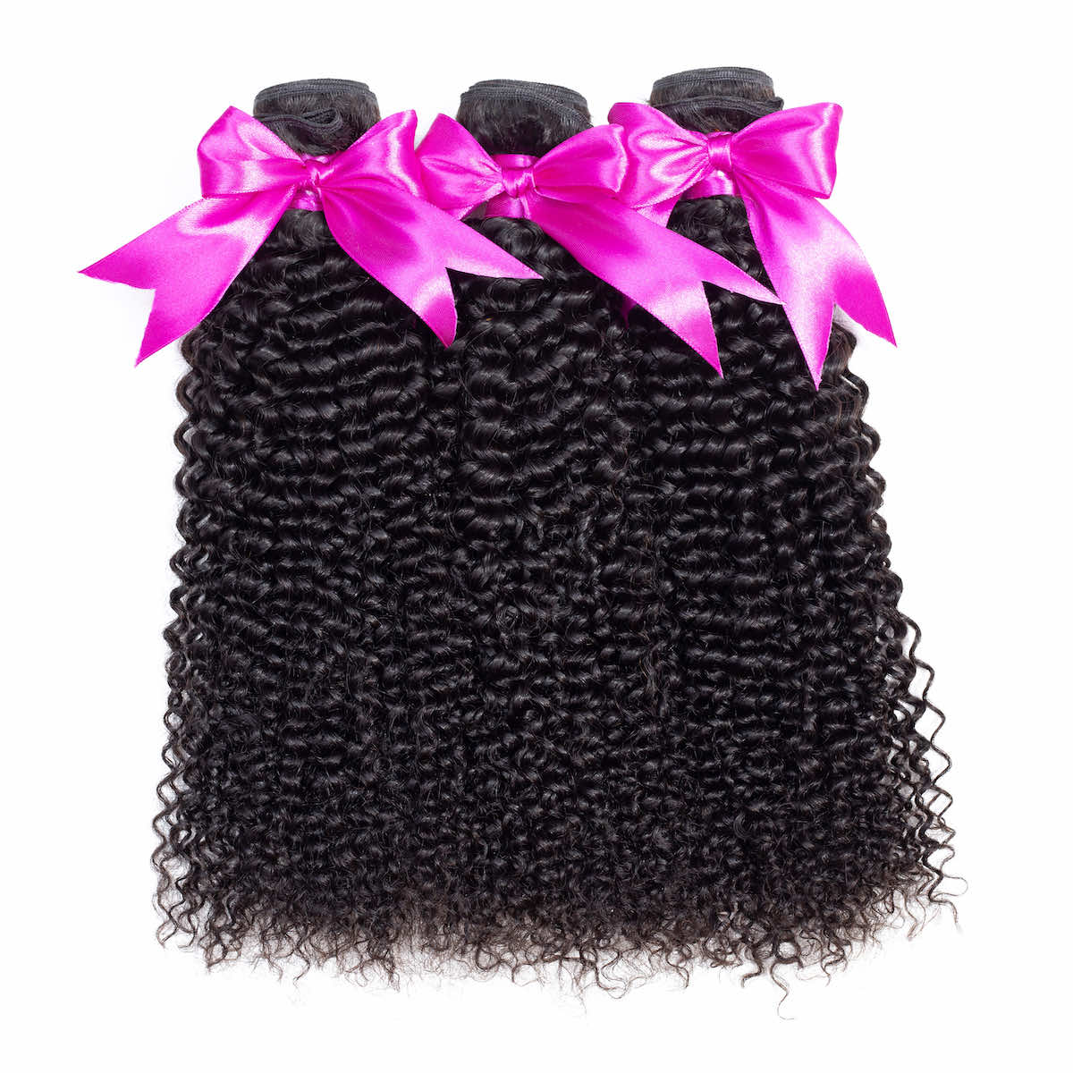 3Pcs Kinky Curly Hair Bundles 100% Virgin Hair