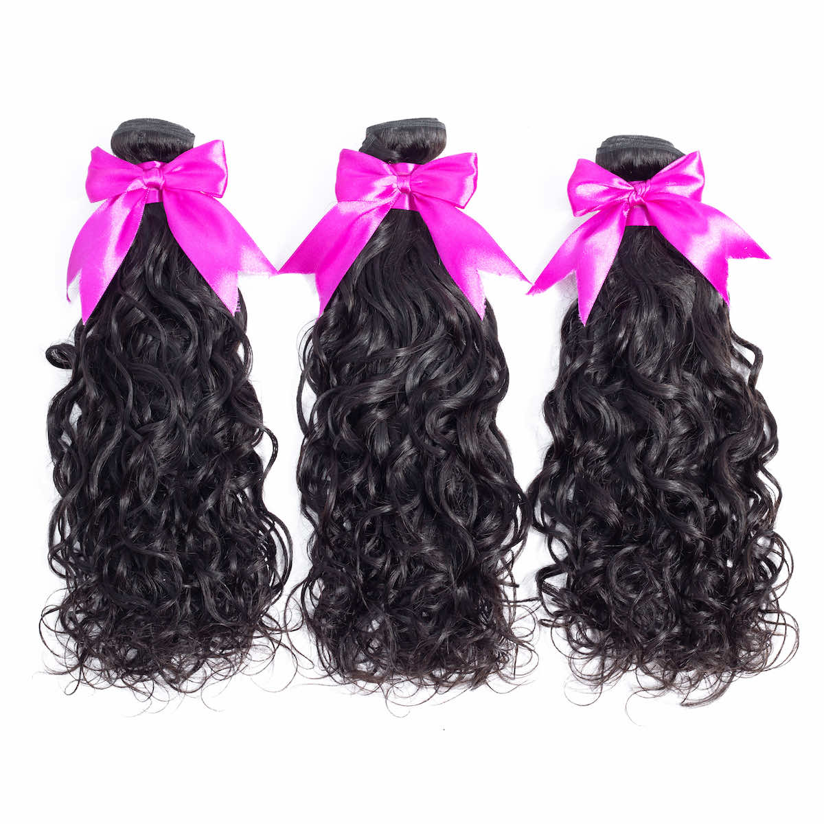 3Pcs Natural Wave 10A Hair Bundles 100% Virgin Hair