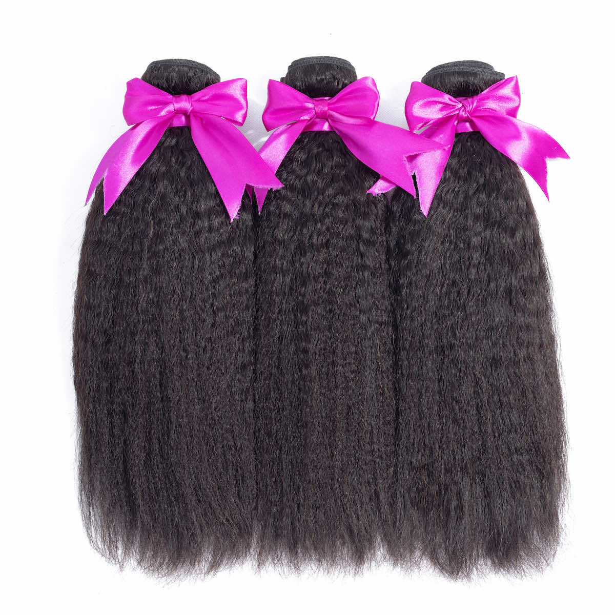 3Pcs Kinky Straight 10A Hair Bundles Virgin Hair