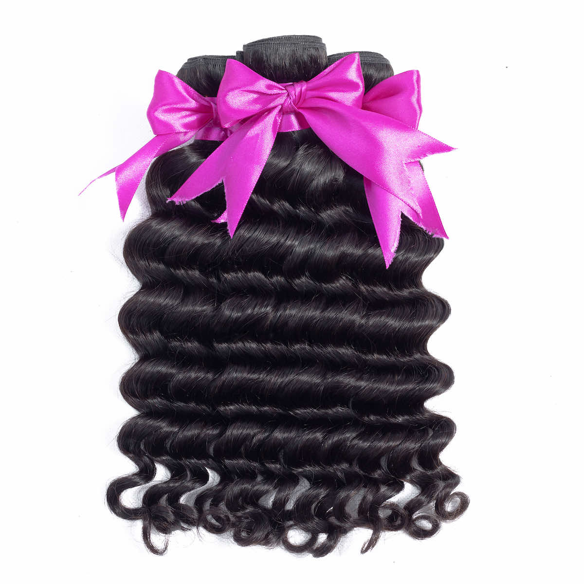 3Pcs Deep Wave 10A Hair Bundles Virgin Hair