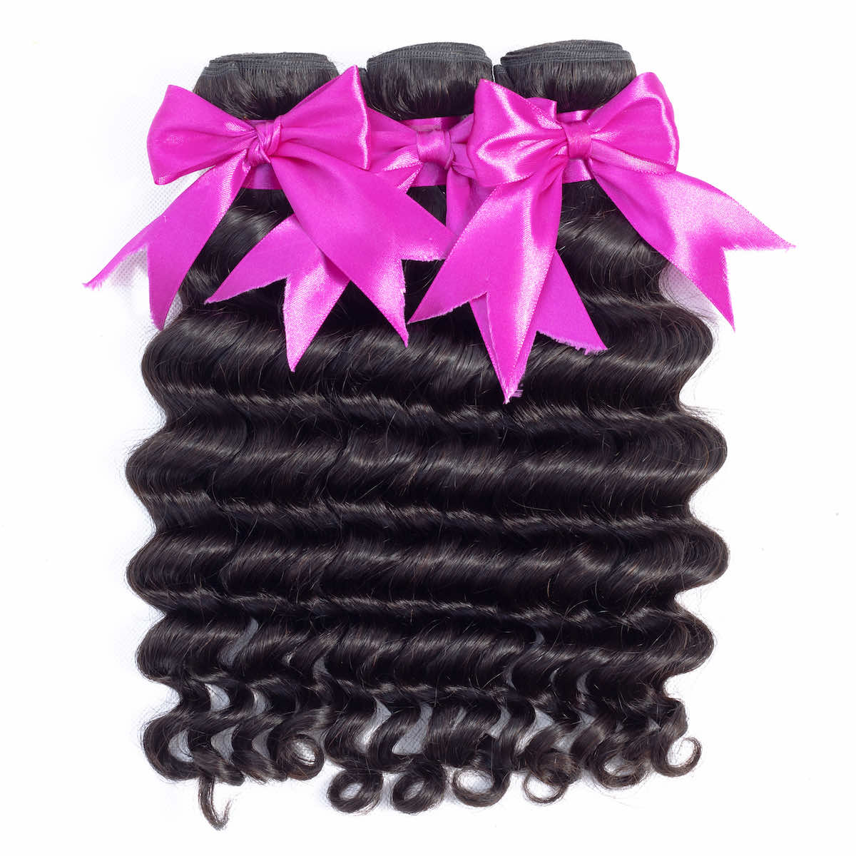 3Pcs Deep Wave 10A Hair Bundles Virgin Hair