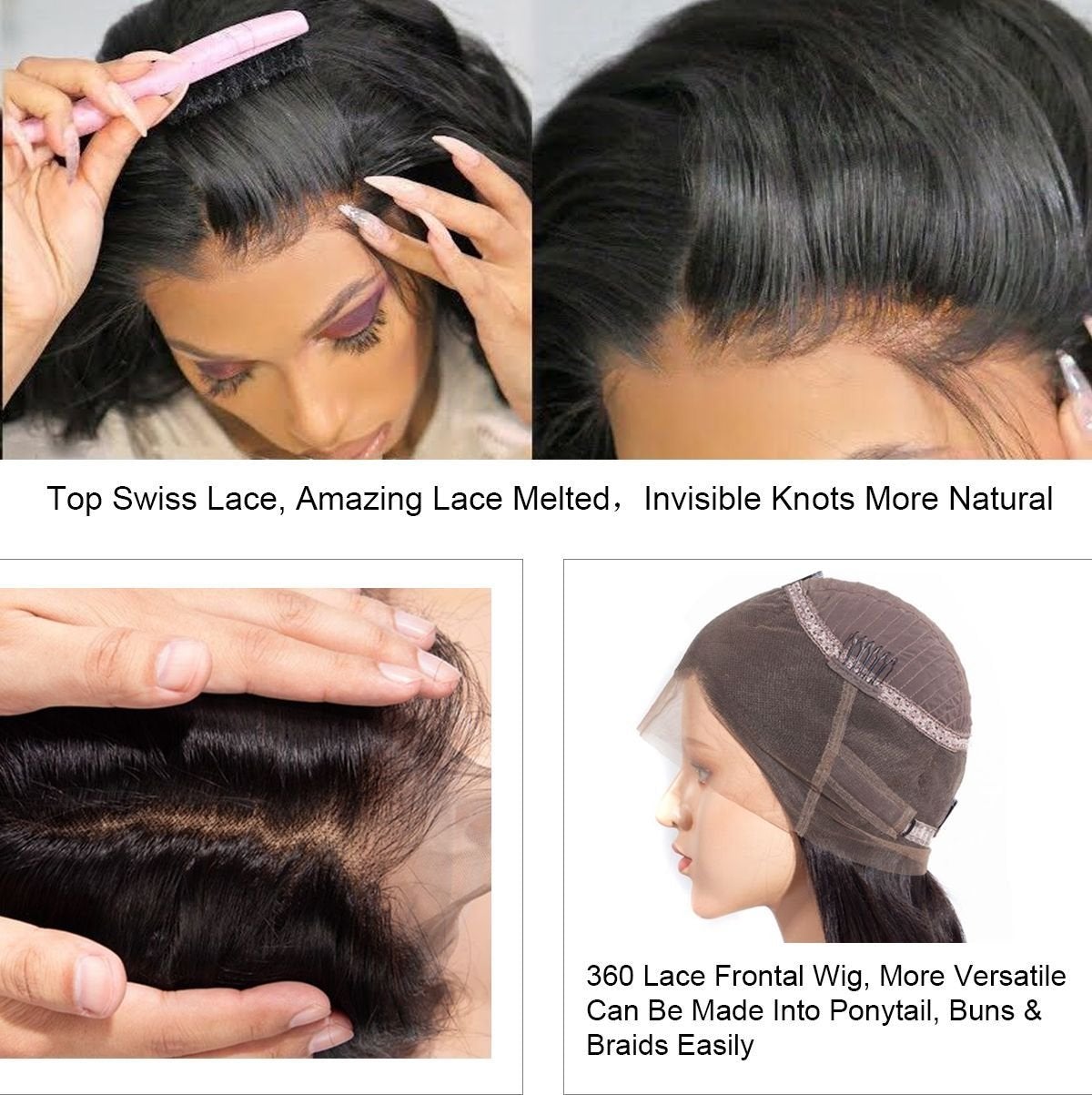 Loose Deep 360 Lace Wig with Baby Hair